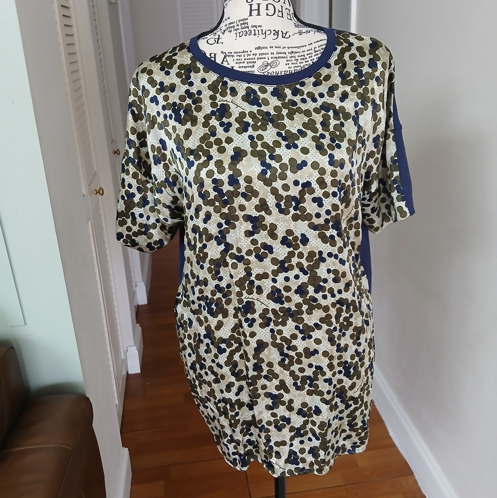 Salvatore Ferragamo Short Sleeve Shirt Silk